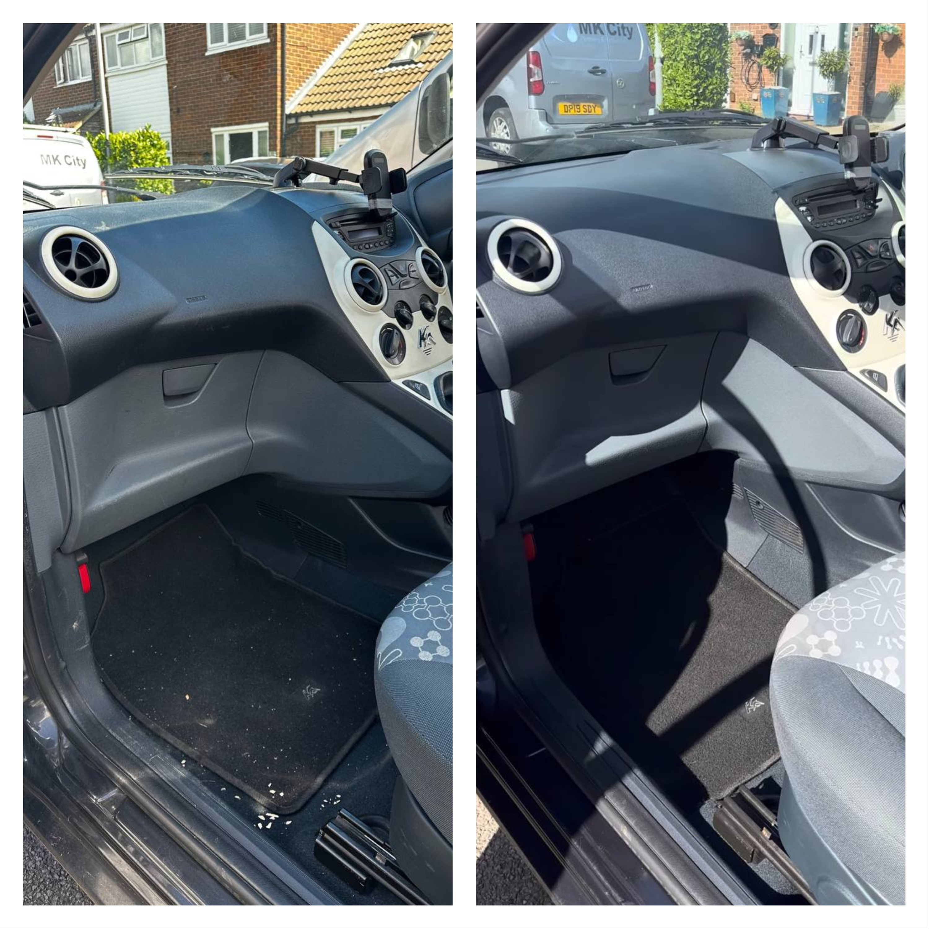 Dashboard and Carpet Deep Extraction Detailing